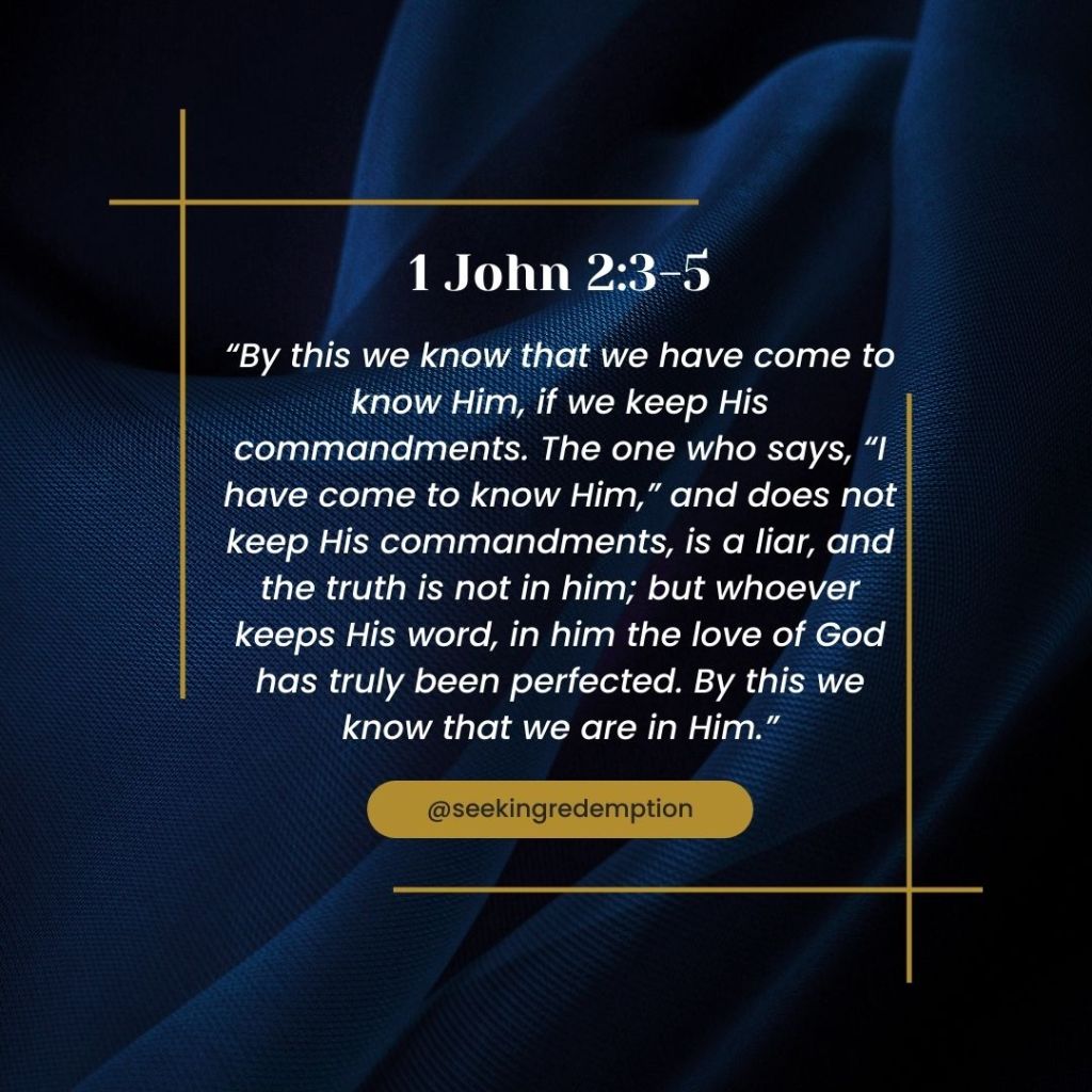 Bible verse 1 John 2:3-5